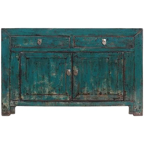 

Chinese Antique Recycle Wood Painted Living Room Furniture Cabinet