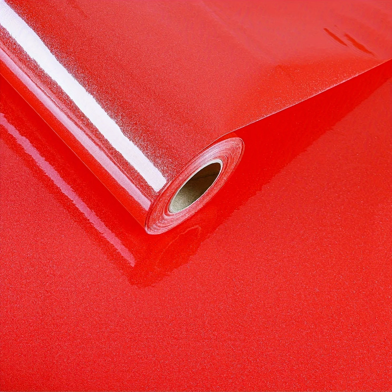 

Red Glitter Peel & Stick Wallpaper Waterproof Vinyl Contact Paper for Easy Home Decor Bedroom Kitchen Wallpaper Removable PVC