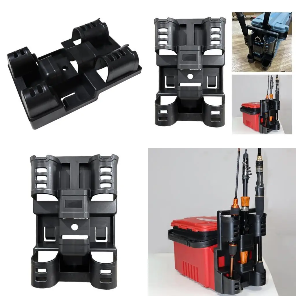 

Y1UC Plastic Fishing Rod Barrels Holder Portable Fishing Box Rod Insert Stand Vertical Inserting Device Easy to Install