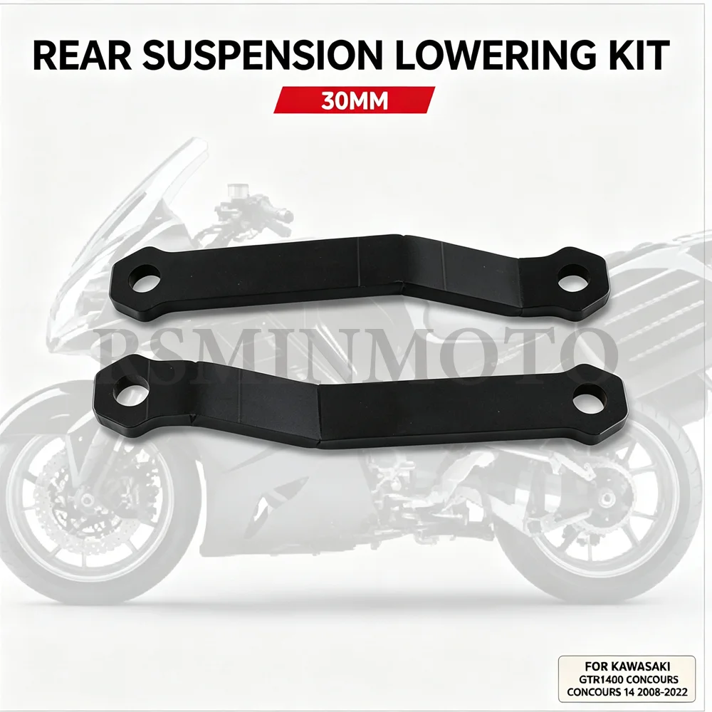 Motorcycle Rear Lowering Links For Kawasaki GTR1400 GTR 1400 Concours 14 2008-2022 Lower Drop Kit Suspension Links Lever