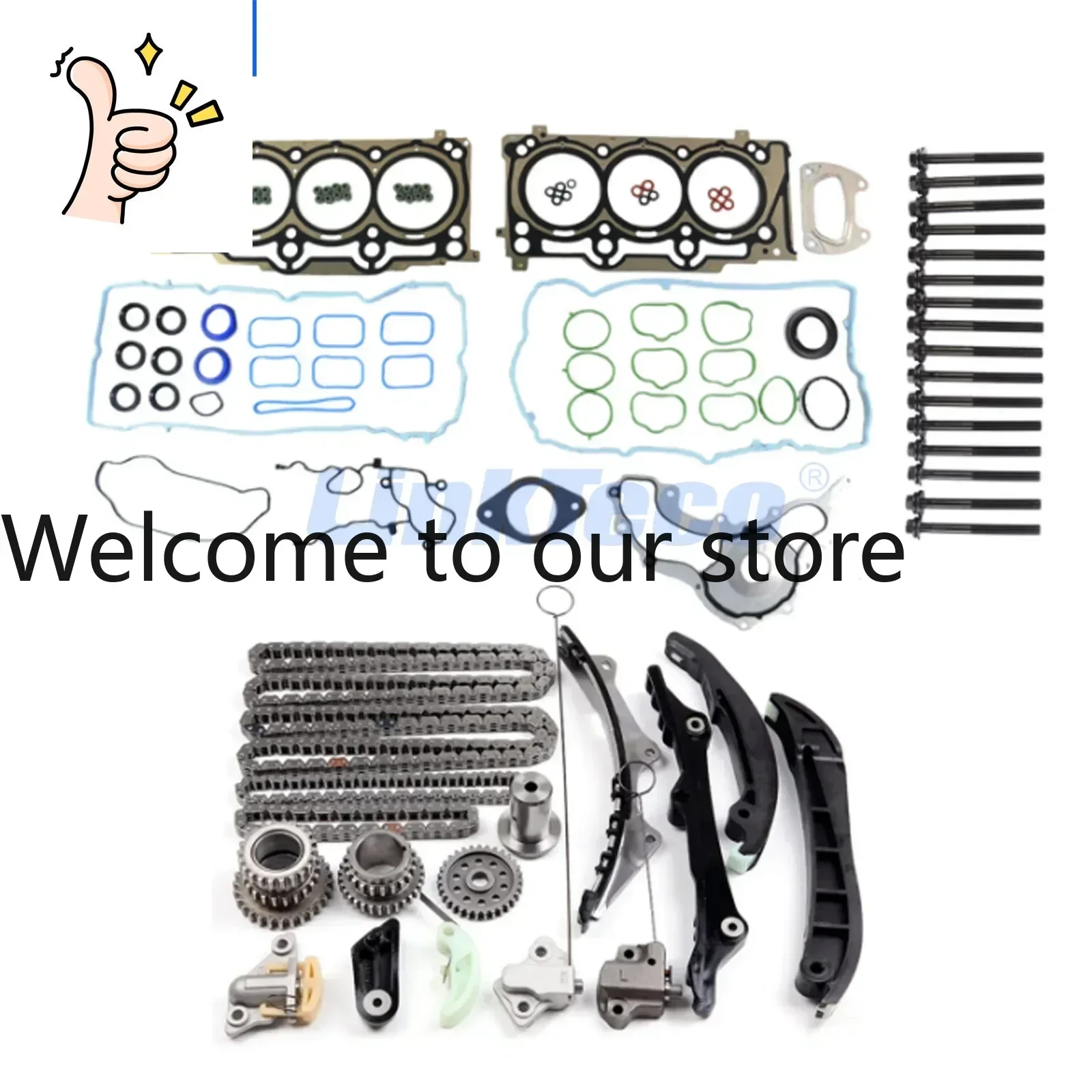 

Комплект прокладок головки блока цилиндров 2025 года для Jeep 3.6L 2011-2016 гг. HS26541PT HS54880
