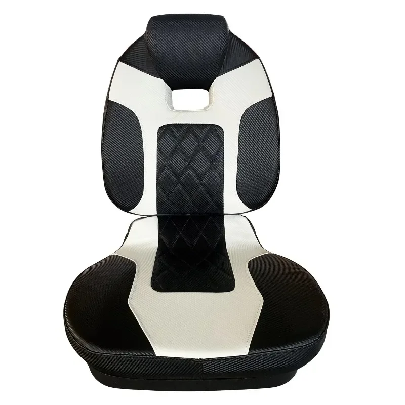 مقعد قارب قابل للطي فاخر باللون الرمادي عالي الجودة مخصص مقاوم للماء مقاعد خفافيش عائمة لليخوت القارب