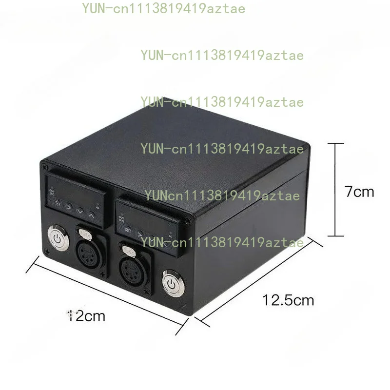 4x7inch Rosin Press Plate Kit with 4pcs Heating Rod and Double Pid Temperature Controller Module DIY Build 10-20 Ton Rosin Press