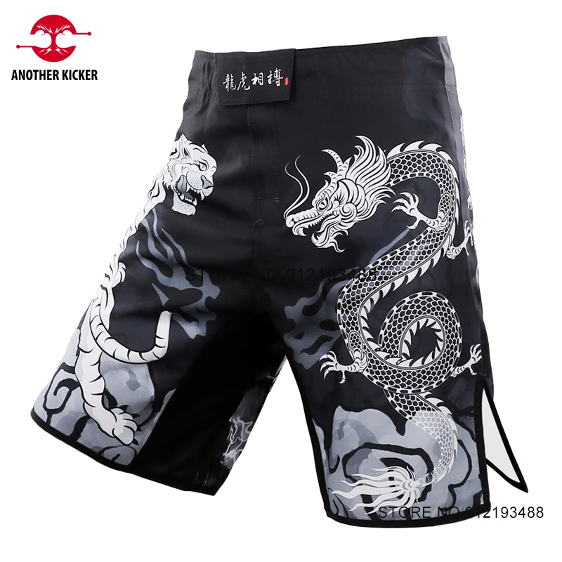 

Fight MMA Shorts Men Women Youth Muay Thai Pants Tiger Dragon Bjj Jiujitsu Martial Arts Kickboxing Cage Fighting Training Trunks