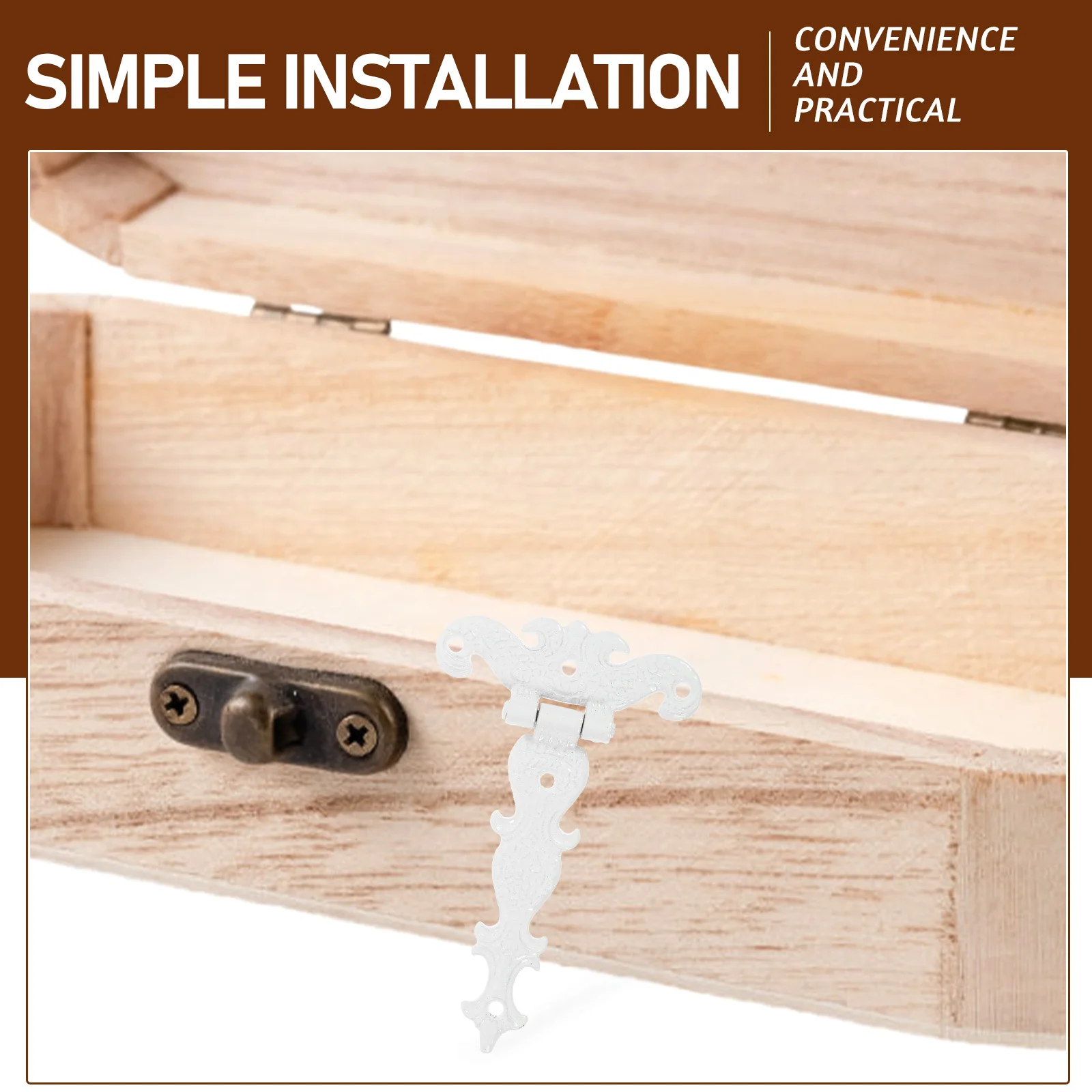 

2Pcs Shed Hinges Heavy Duty Retro Iron Material for Wooden Fence Gate Outdoor Shed Door Hardware Heavy Duty Gate Hinges