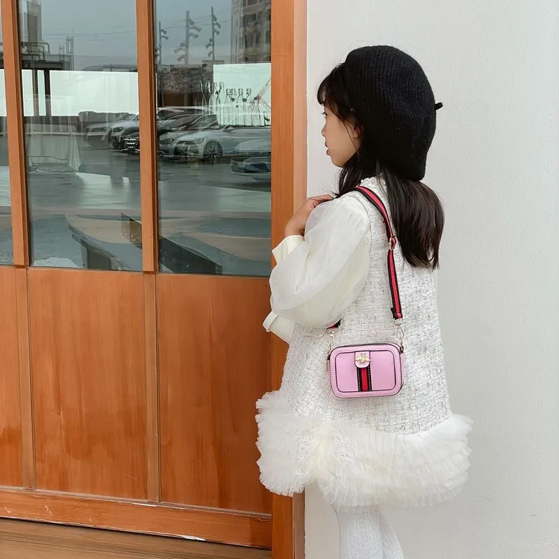 2026 New Stylish Girls Crossbody Bag, Fashion Princess Shoulder Mini Square Bag for Kids
