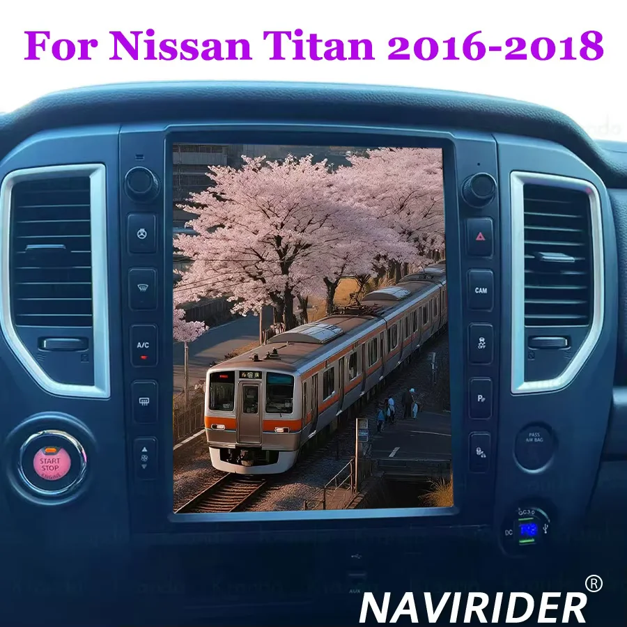 13inch Android Touch Screen Navi Head Unit For Nissan Titan 2016-2018 Car DSP Radio 2din GPS Carplay Multimedia Stereo Player