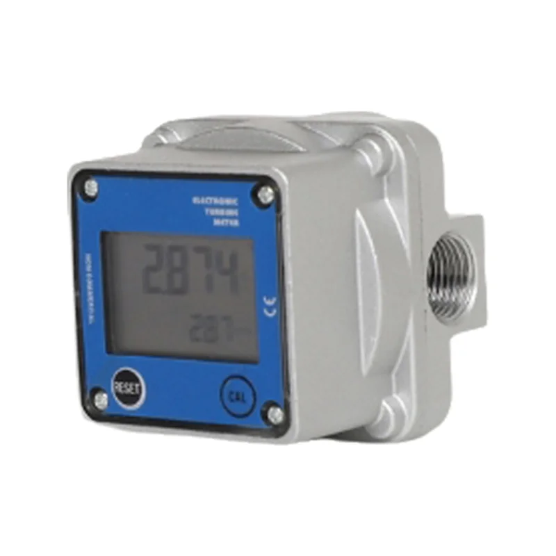 Medidor de fluxo de raízes de medidor de gás digital de alta precisão com display LCD para grau industrial preciso Dn15
