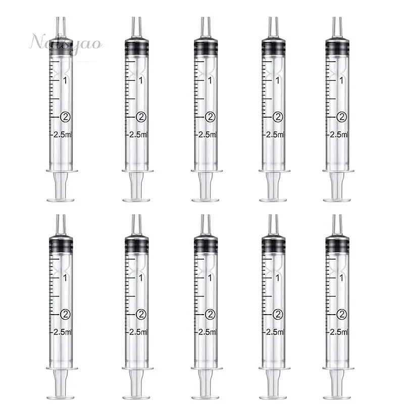 1ml-10ml Plastic Bulk Needle-Free Disposable Syringes Without Needle for Pet Feeding Glue Kitchen Tools