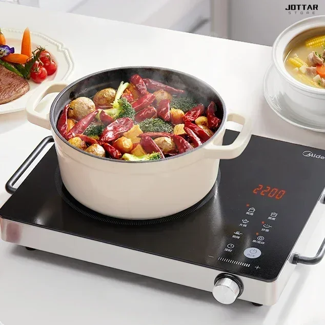 

New household electric ceramic stove - small. High-power and intelligent energy-saving induction cooker for cooking and tea.