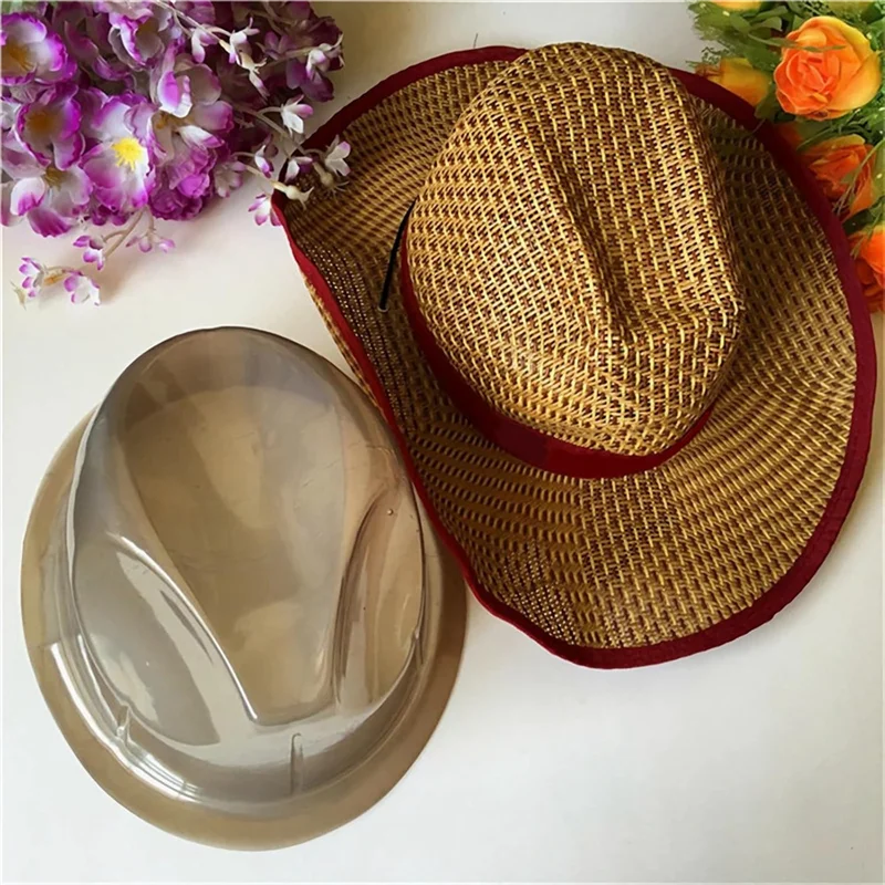 TKOH-For Caps 12 Pcs Hat Shaper Plastic For Multiple Hats Display Stand With Shaping Inserts And Tabletop Cap Holder