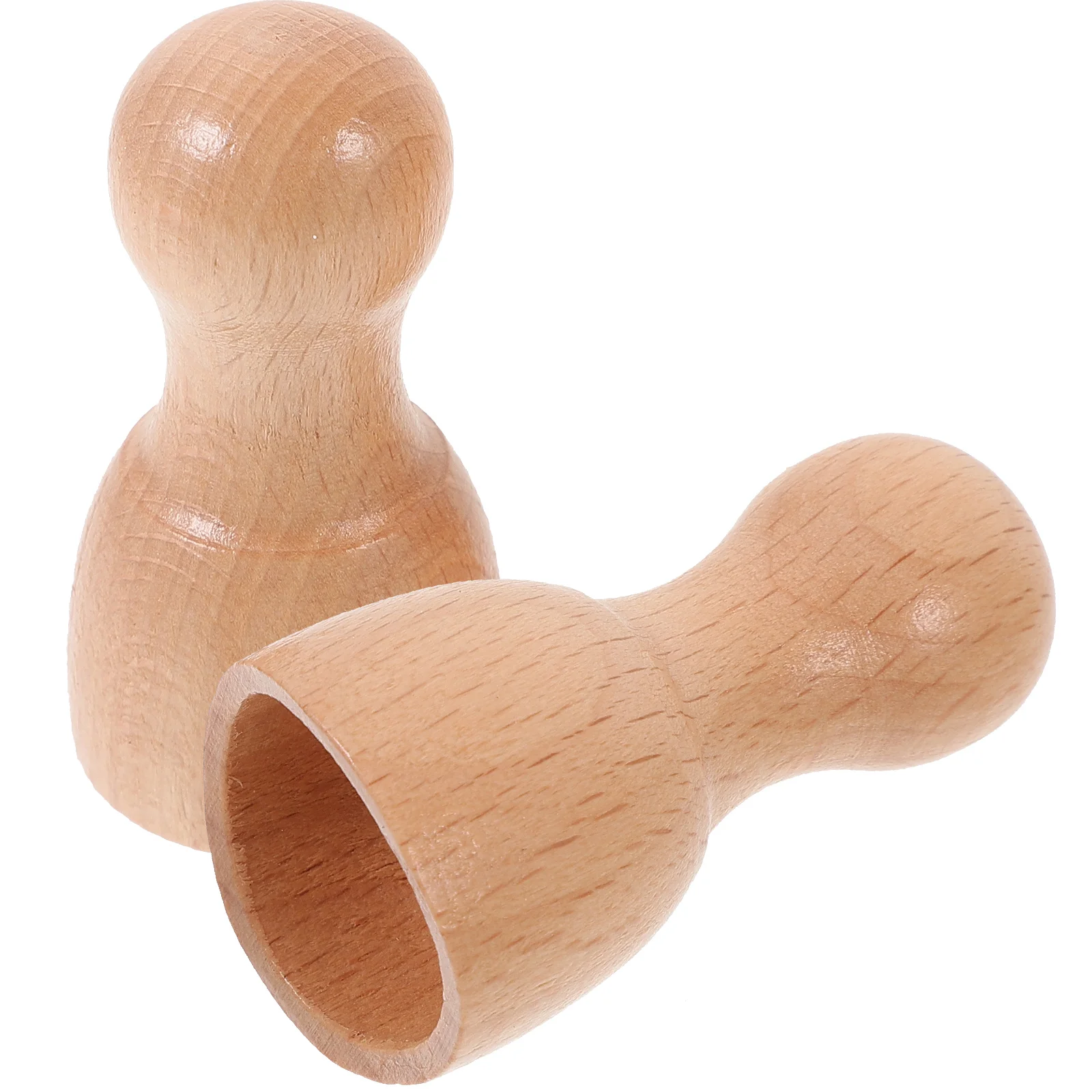 

2 Pcs Swedish Massage Cup Wooden Gua Sha 2pcs (small Cup) Facial Massager Body Massaging Tool Face Travel Neck