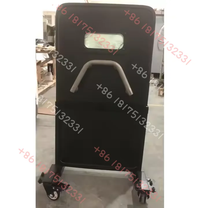 

Custom UHMWPE Shield With Wheel III Security Equipment Shield with Light