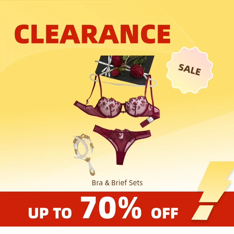 Clearance_2 Pieces Lingerie Set  Floral Embroidery Underwear Transparent Lace Short Skin Care Kits Delicate Fairy Set Woman