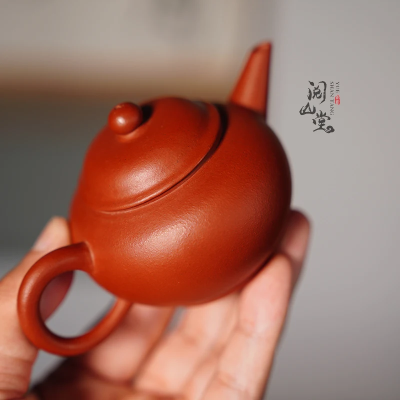 

★★★Yueshan Hall | In the 1980 S, Zisha No. 1 Factory Red Mud Teapot No. 1 Factory Representative Red Mud Factory Pot Old Pot