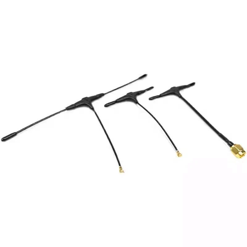 RoRuSELRS SMA Antenna 433MHZ 360MHZ 500Mhz 2.0DBi T-Type Antenna IPEX1 530Mhz 720Mhz 750Mhz Optional For ELRS TX ES900RX DIY Pa