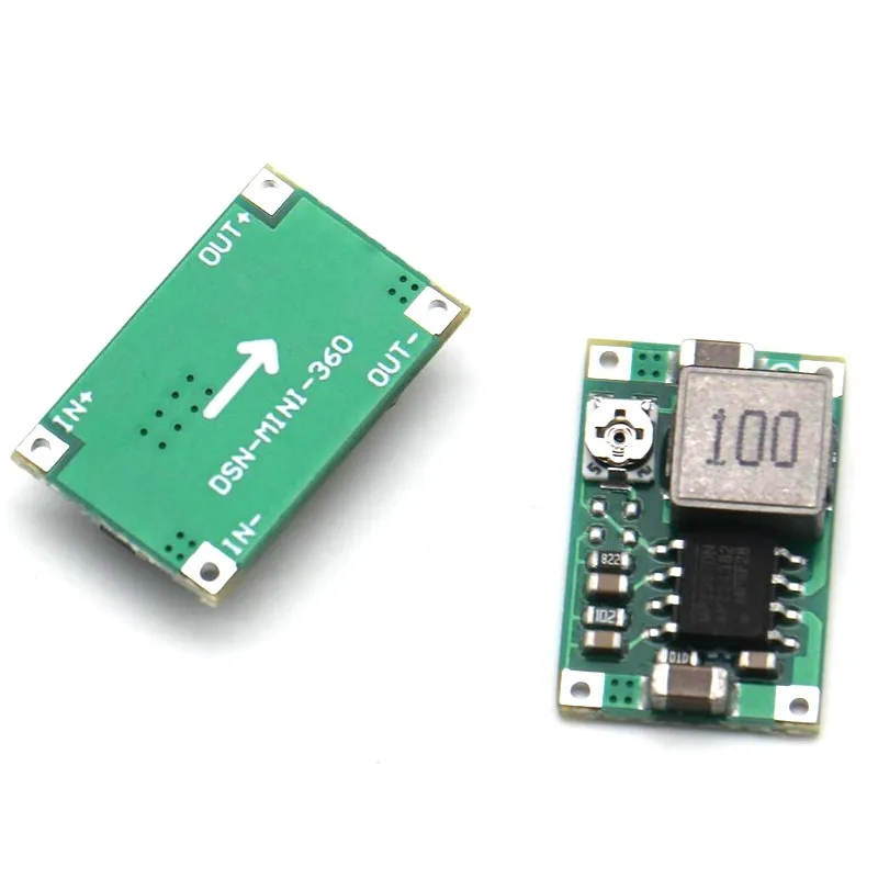 Mini360 aircraft model power supply adjustable step-down module DC DC ultra-small power supply voltage regulator board LM2596