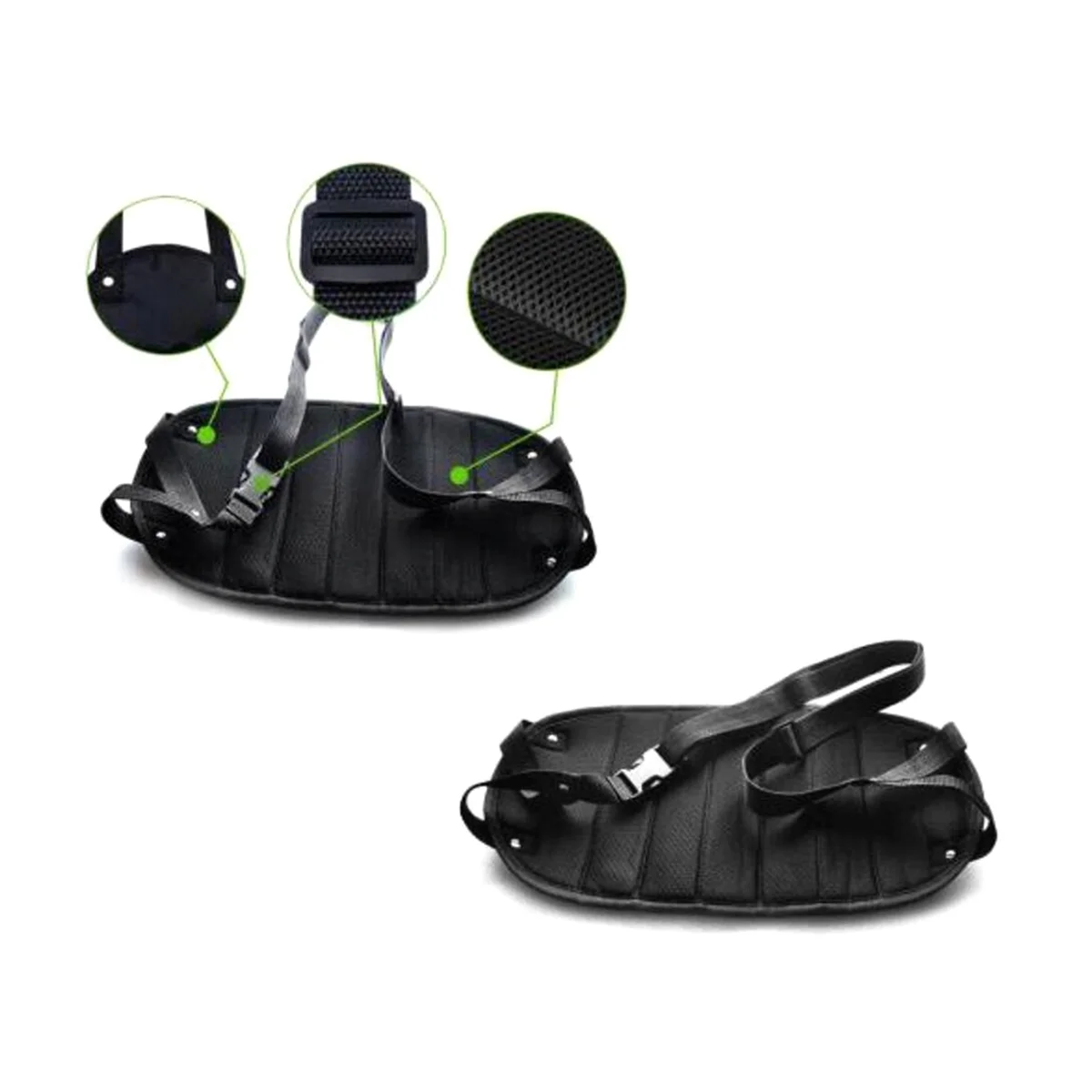 A62X Office Pain Relief Foot Hammock Travel Foam Flight Airplane Adjustable Pillows Portable Footrest Leg Hammock Folding
