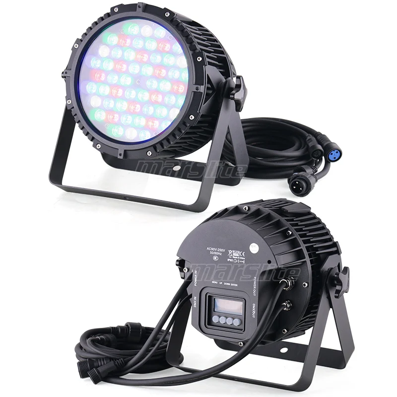 Marslite Outdoor 54x3w Led Par Light Waterproof Disco Party Event Par Led Rgbw Dj Par Light