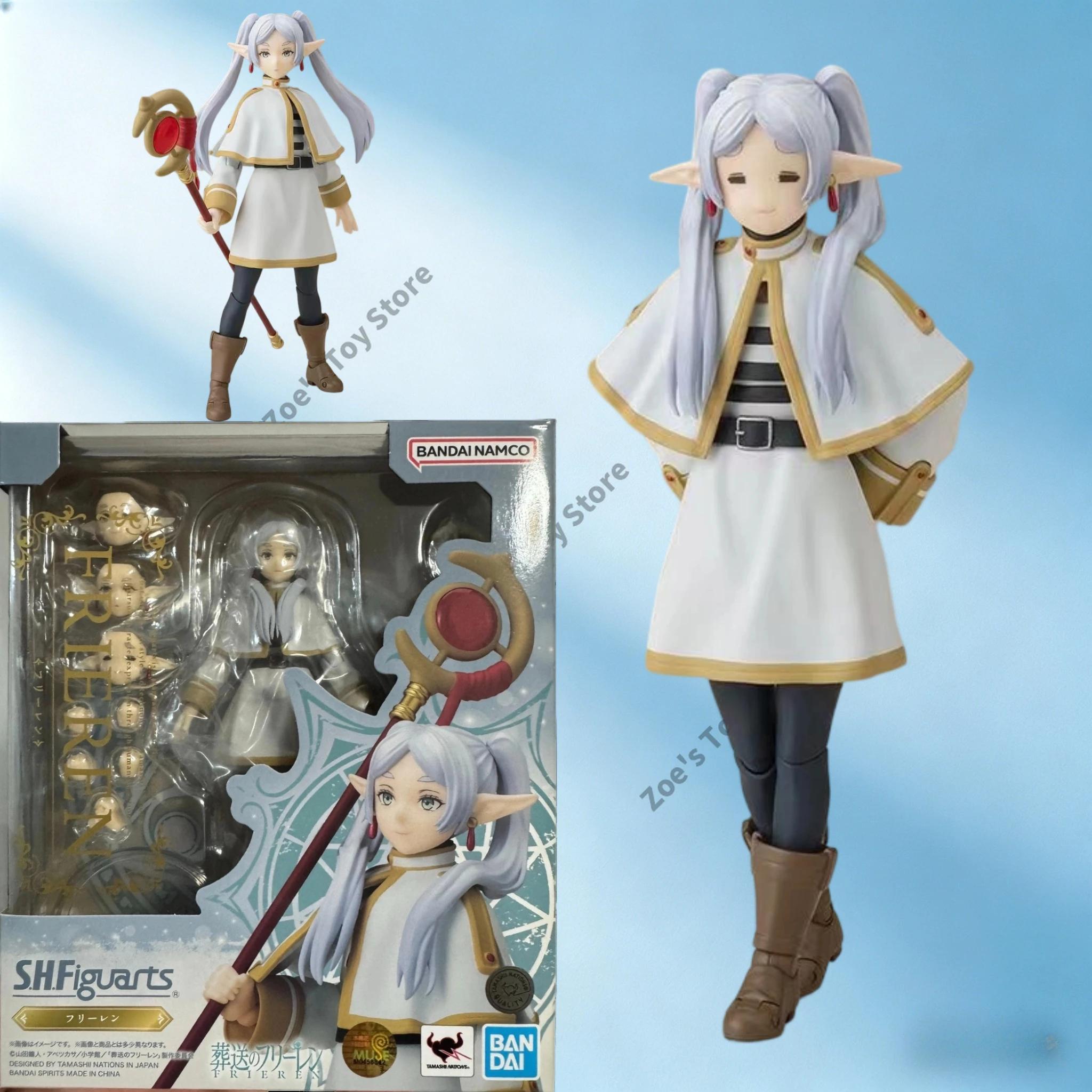 

Фигурка Bandai SHF Фулиен, Фулиен: Погребение, переиздание, готовая подвижная фигурка, модель из аниме, коллекционная игрушка, подарок