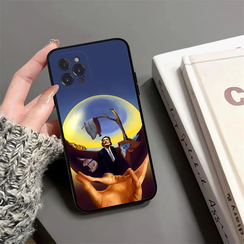 Art Salvador Dali Phone Case For IPhone 15 14 13 12 Mini 11 Pro XS Max X XR SE 6 7 8 Plus Soft Silicone Cover