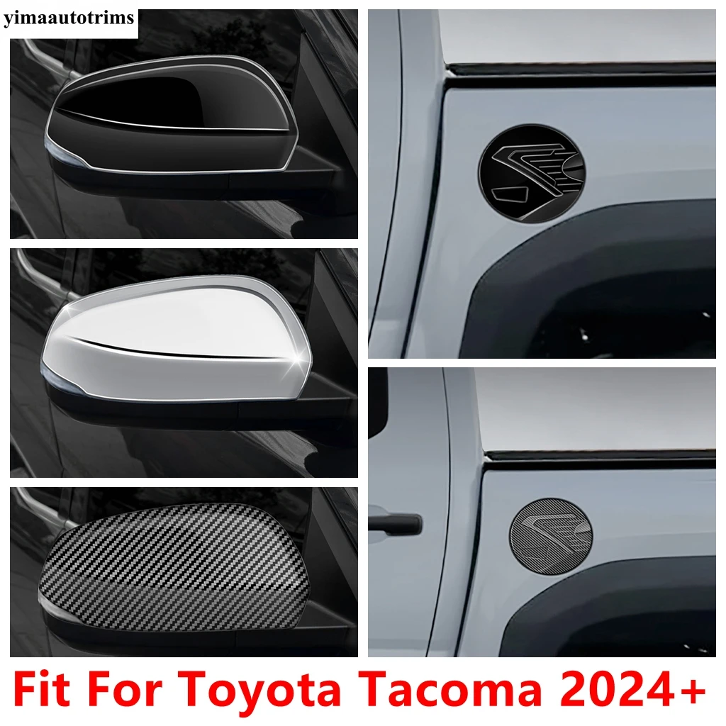 

Car Rearview Mirror Cap Shell / Fuel Tank Oil Decoration Cover Trim Accessories Exterior Refit Kit For Toyota Tacoma 2024 2025