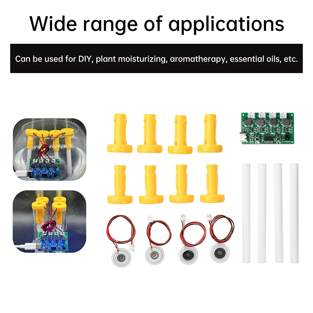 تيار مستمر 5 فولت RF الأشعة تحت الحمراء للتحكم عن بعد 4 رذاذ المرطب وحدة الانحلال لوحة تحكم لتقوم بها بنفسك رذاذ بالموجات فوق الصوتية نوع C واجهة #3