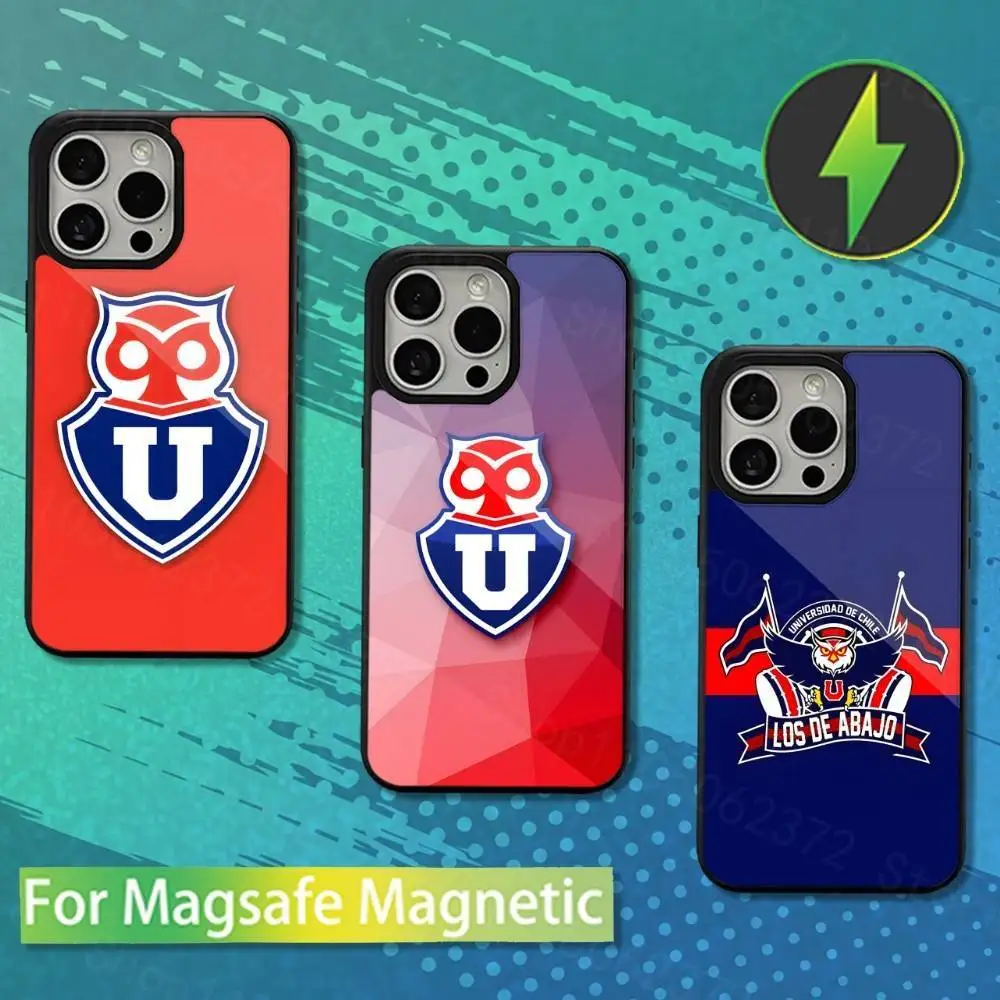 

Logo C-Chile U-University Phone Case For iPhone 16,15,14,13,12,11,Pro,Max,Plus,Mini,Magsafe,Magnetic Wireless Charging Case