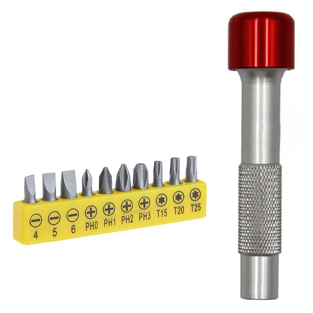 Screwdrivers Tools With 180 Degrees Non-slip Screwdriver Handle PH0 PH1 PH3 T15 T20 T25 Multifunctional Screw Driver Tools