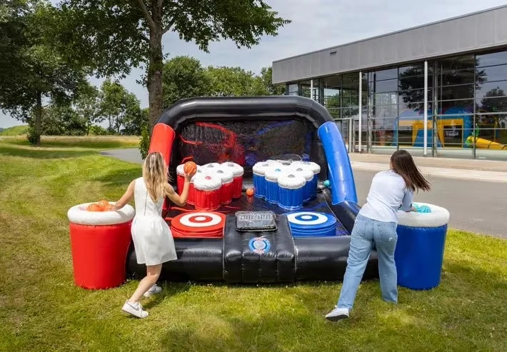 Carnival Inflatable IPS Play System Interactive Inflatable IPSY / IPS Beer Pong For Team Building