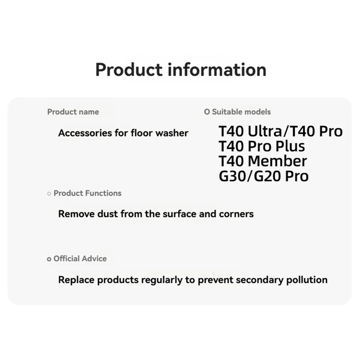 ABXHH 6 шт. роликовая щетка и фильтр HEPA для деталей пылесосов T40 Ultra/T40 Pro/T40/T40 Member/G30/G20 Pro