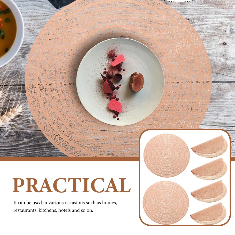 

6 Pcs Floor Mat Non-slip Placemat Child Dinner Mats Pvc Resistant Table for Dining