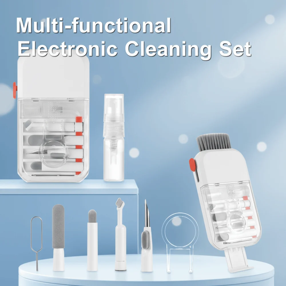 14 in 1 Electronic Cleaning Set Portable Screen Cleaning Keyboard Cleaner Kit Bracket Design Multipurpose