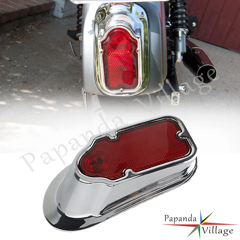 Motorcycle Tombstone Rear Tail Light Stop Brake Lamp Taillights Universal For Harley Honda Bobber Chopper Yamaha Custom Touring