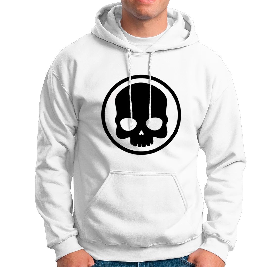 Skull Brands Hooded Sweatshirt Men Fleece Hoodies Pullover Fashion Harajuku Hip Hop Sweater Casual Luxury Street Teen Sweatshirt