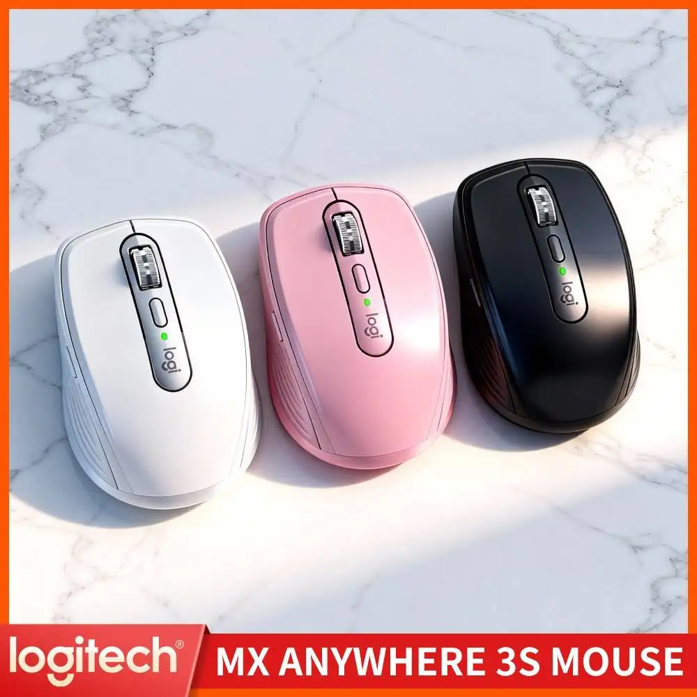 Logitech MX Anywhere 3S Ergonomic Mouse for Gamers & Office High DPI Precision Tracking