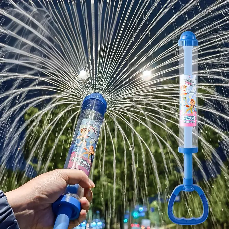 Pusher Type Fun Fireworks Water Jet Spray Toy Water Blasters Water Fights Games Water Splashing Festival Prop Summer Water Gun