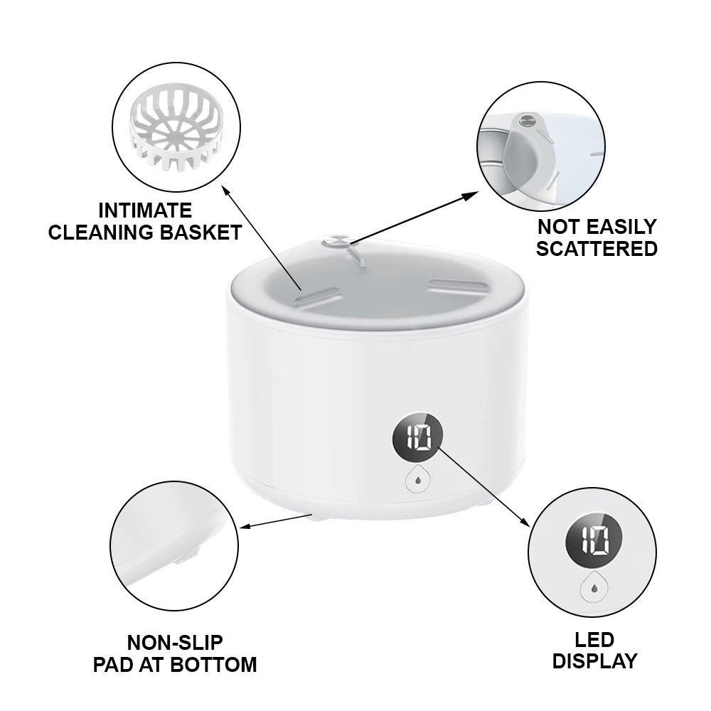 

Dental Convenient Ultrasonic Cleaner Multifunctional Braces Denture Cleaning And Fixing Device Jewelry Denture Cleaning Machine