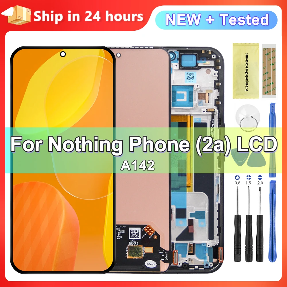 67”oem-120hz-for-nothing-phone-2a-lcd-a142-display-touch-screen-digitizer-assembly-for-nothing-phone-2a-display-replacement