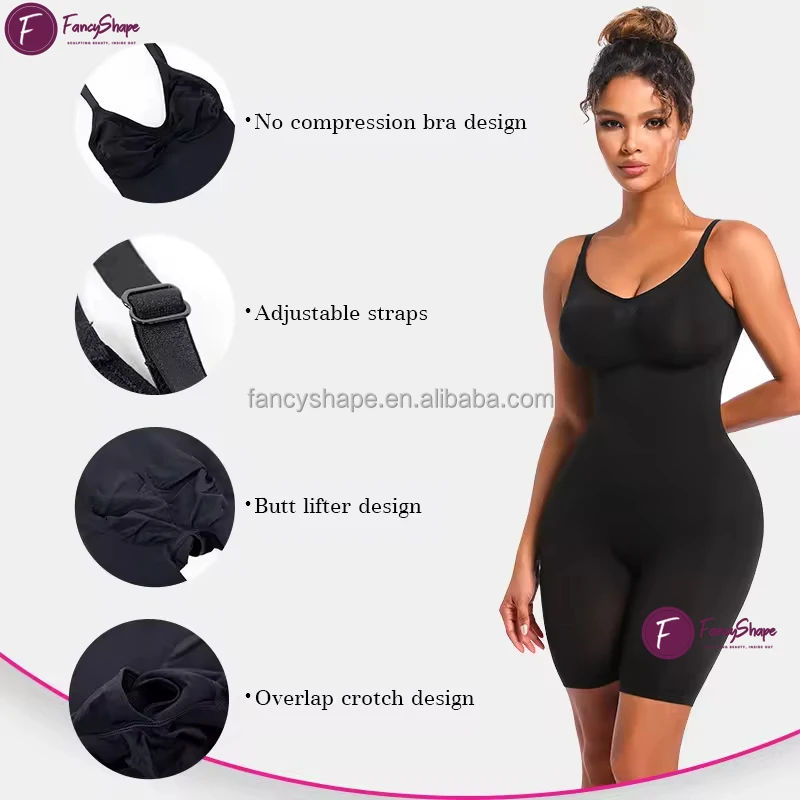 8XL Plus Size Girdle Extreme Firm Compression Shapewear Seamless Body Shaper Low Back Snatched Waist Fajas Mid Thigh Bodysuit