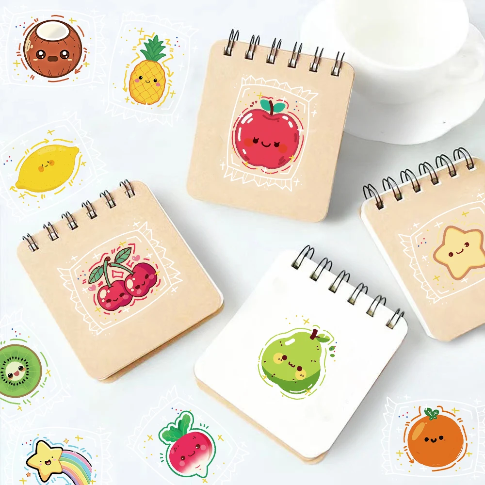 50PCS Creative Wrapped Candy Cute Stickers Phone Case Decoration Notebook PET Transparent Material Personalized Stickers