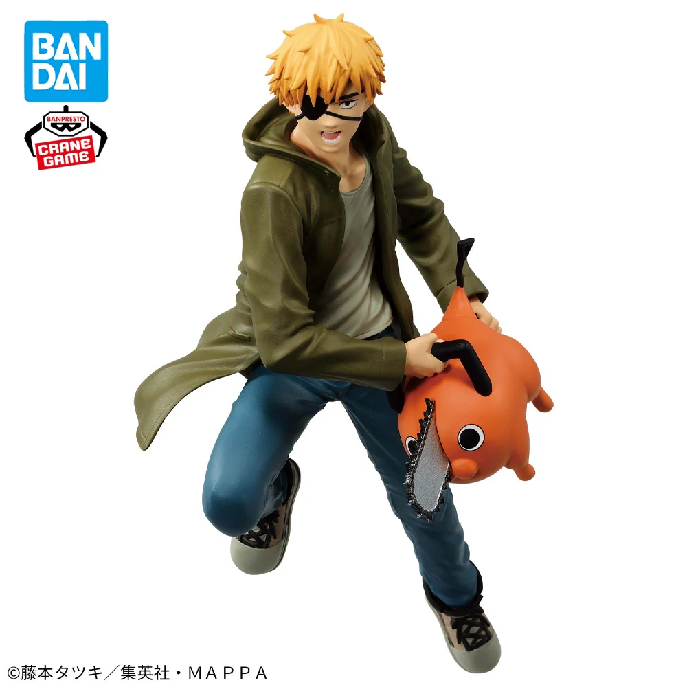 In Stock Original BANPRESTO VIBRATION STARS Chainsaw Man Pochita&Denji Figure Anime Model Genuine Boxed Toy