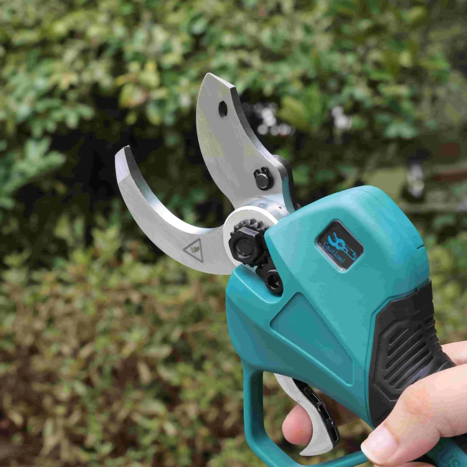 High pole garden pruning shears lithium battery electric gardening tools scissors lengthening fruit tree high branch - view 2