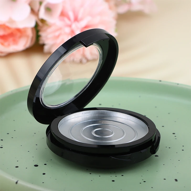 Circular Cosmetic Case Double-layer Air Cushion Empty Box With Mirror Rouge Eye Shadow Empty Box Makeup Travel Accessories