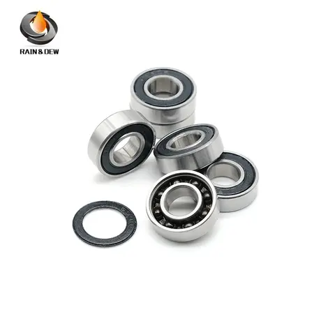 5PCS 696RS CB 6x15x5 mm Hybrid Ceramic Bearing ABEC-7 Bicycle Bottom Parts 696 2RS CB Ceramic  Ball Bearings