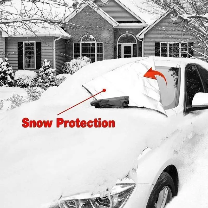 

Windshield Snow Cover Magnetic Windshield Frost Cover Vehicle Snow Guard Protection Snow Ice Sun Antifreeze Cover For Cars SUVs