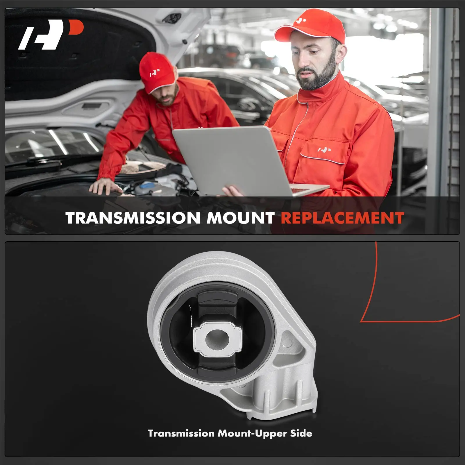A-Premium Upper Transmission Mount for Chevrolet HHR 2009-2010 Cobalt 2005-2010 Saturn Ion 2004-2007