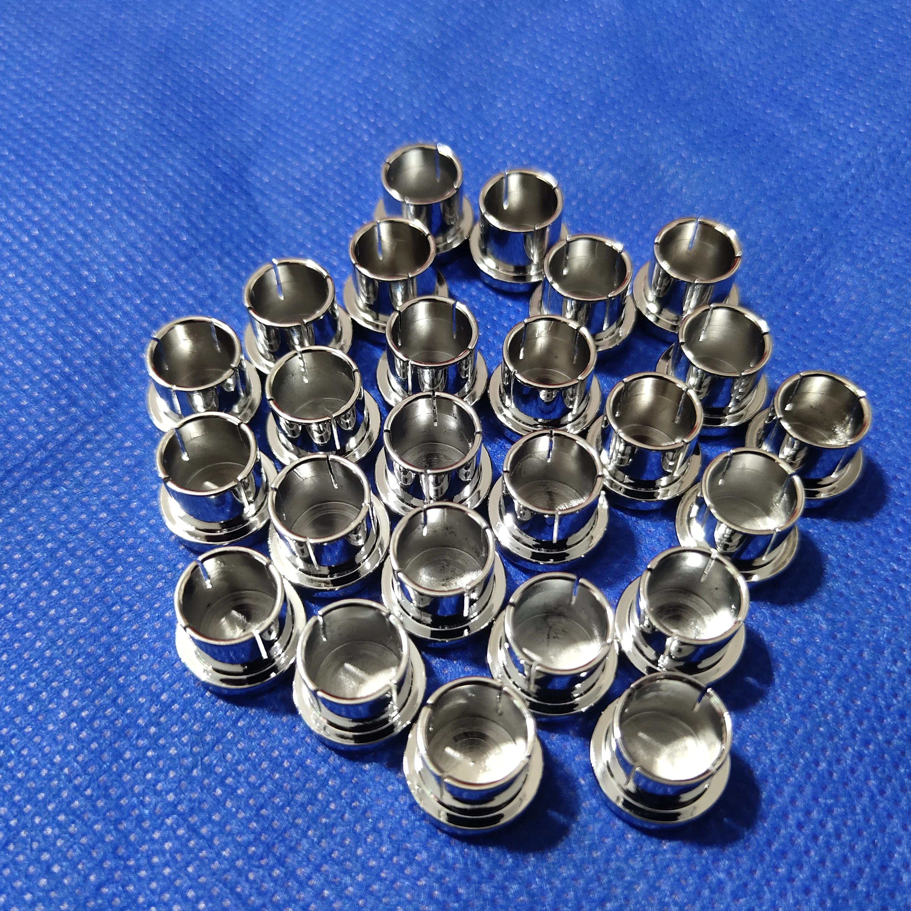 100Pcs OFC Plated Rhodium RCA Protective Cap Dustproof and Anti-oxidation non-magnetic Metal Protective Cover Protective Cap