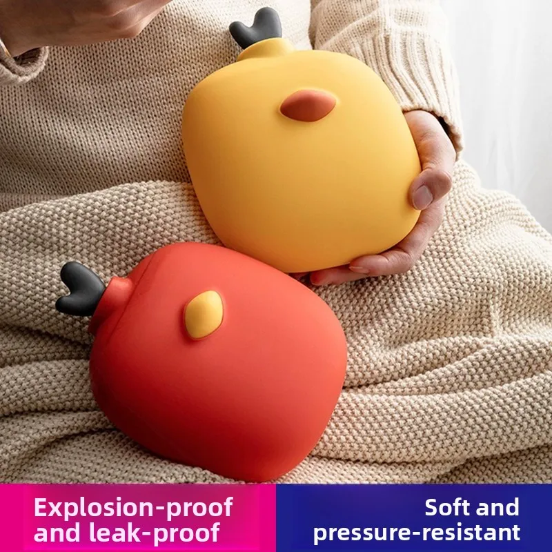 

Очаровательная резиновая бутылка с горячей водой для использования в сноу, теплые ножки и ступеньки, приятная для студентов, герметичная, высокая плотность, ПВХ с подогревом...