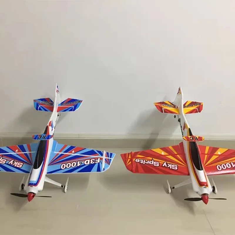 Aircraft Model Fixed Wing Remote-controlled Aircraft Wing Span 1m 15e 3d Stunt Aircraft Epo Material Rc Plane Toy Gift